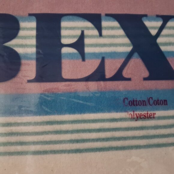 Vintage Texmade Ibex double flannel blanket - Picture 2 of 6